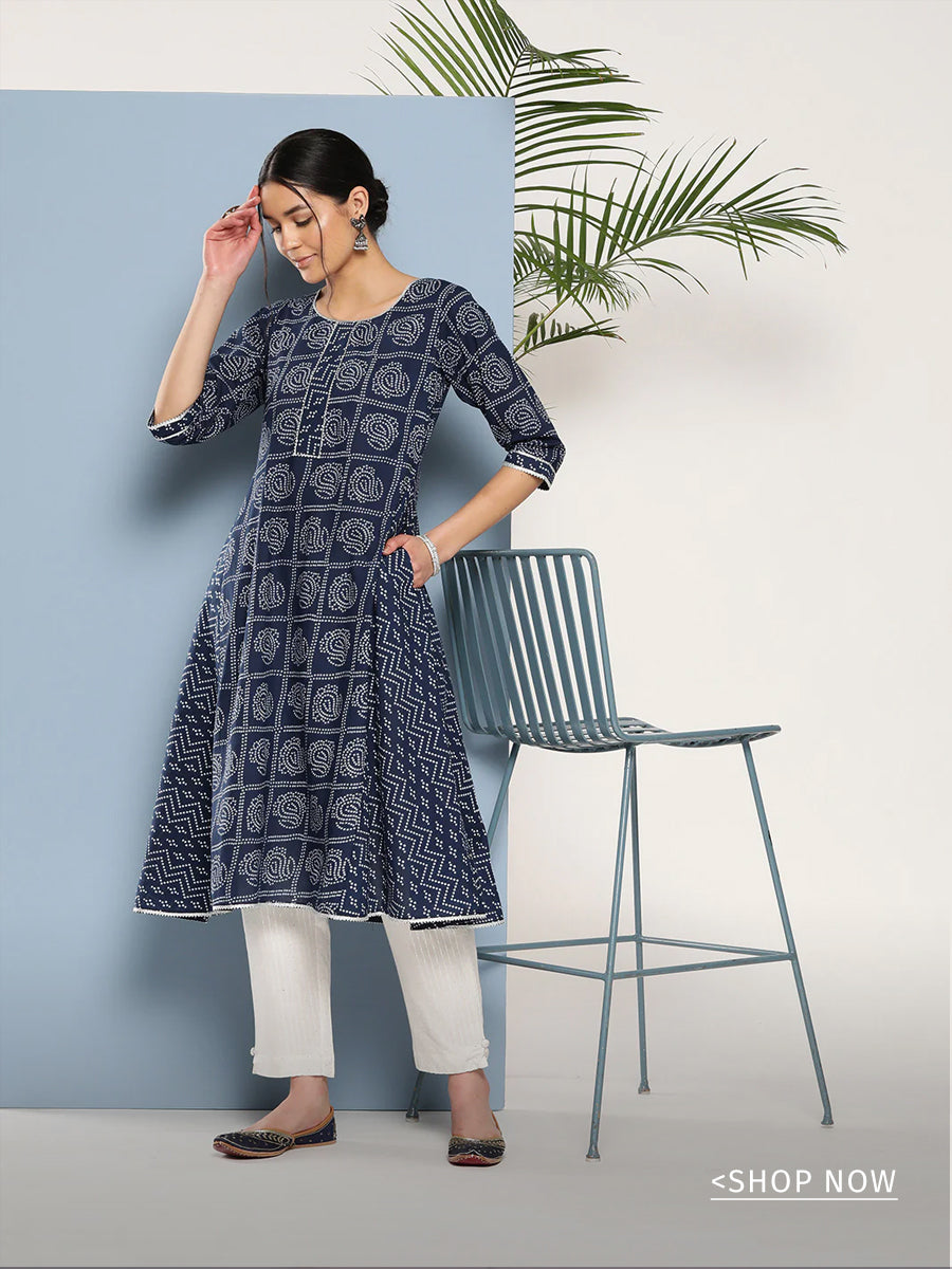 Buy one side cut kurtis for women in India @ Limeroad